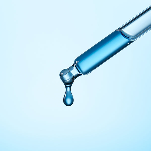 Klairs EGF Blue Youth Activating Drop — a blue peptide serum drop released from a dropper