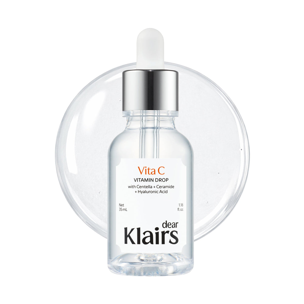 Klairs Freshly Juiced Vitamin Drop for a Korean glass skin routine