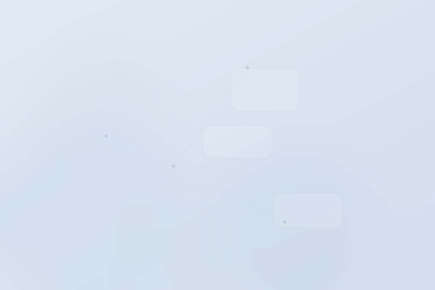 Soft abstract cover with chat and network motifs for shopping skincare with an AI assistant