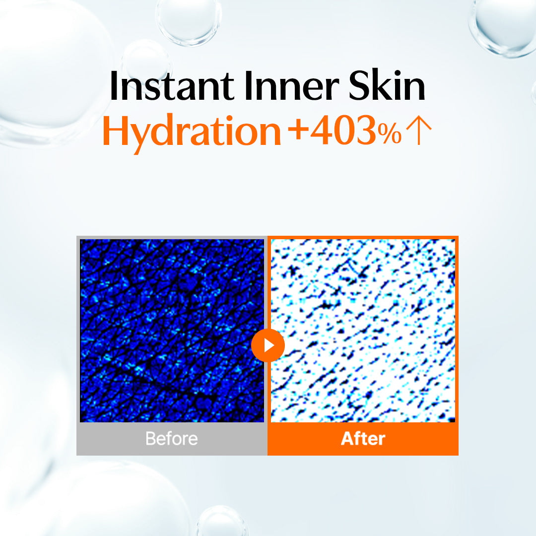 Official Klairs Vitamin Skin Prep Pad graphic showing instant inner skin hydration improvement