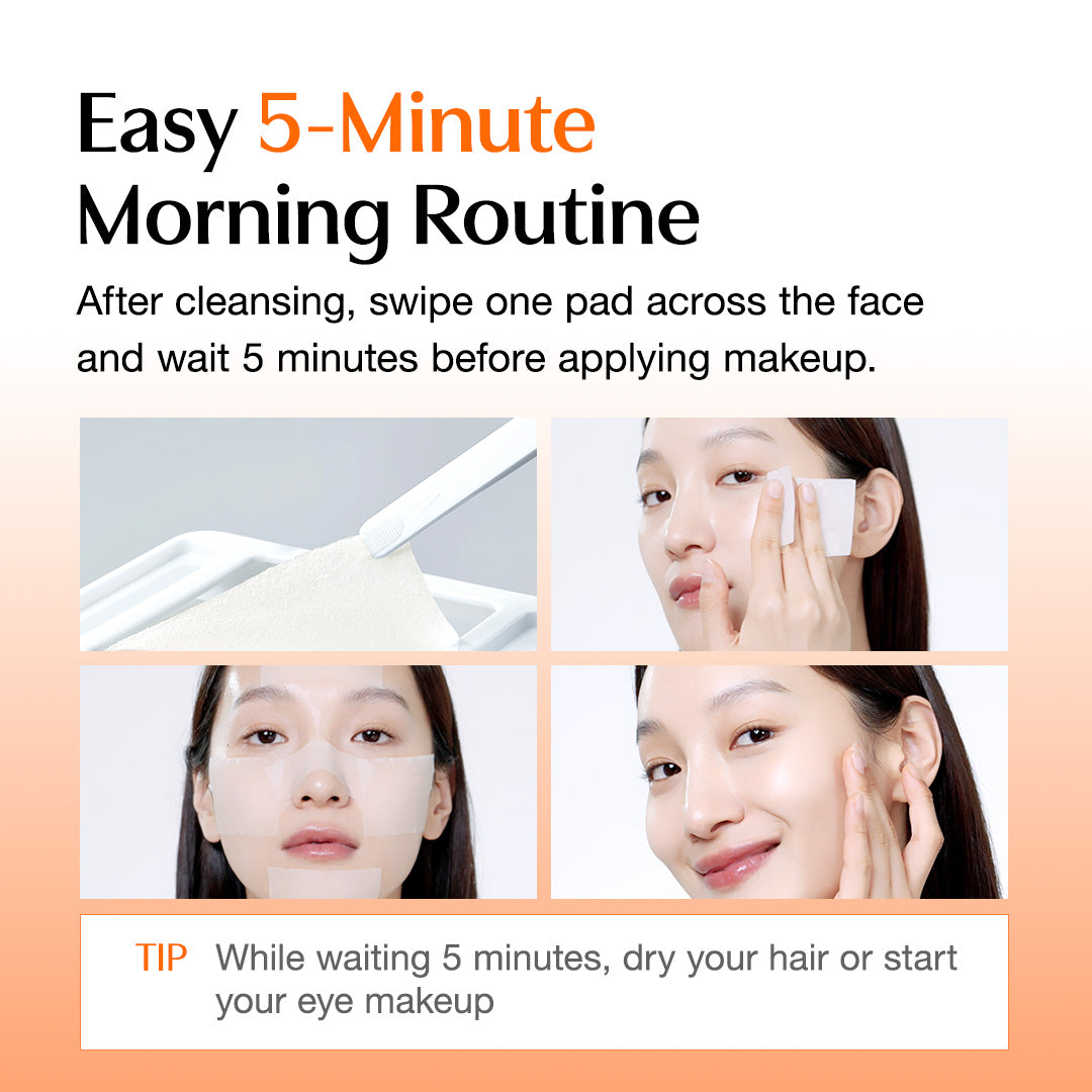 Freshly Juiced Vitamin Skin Prep Pads morning routine image