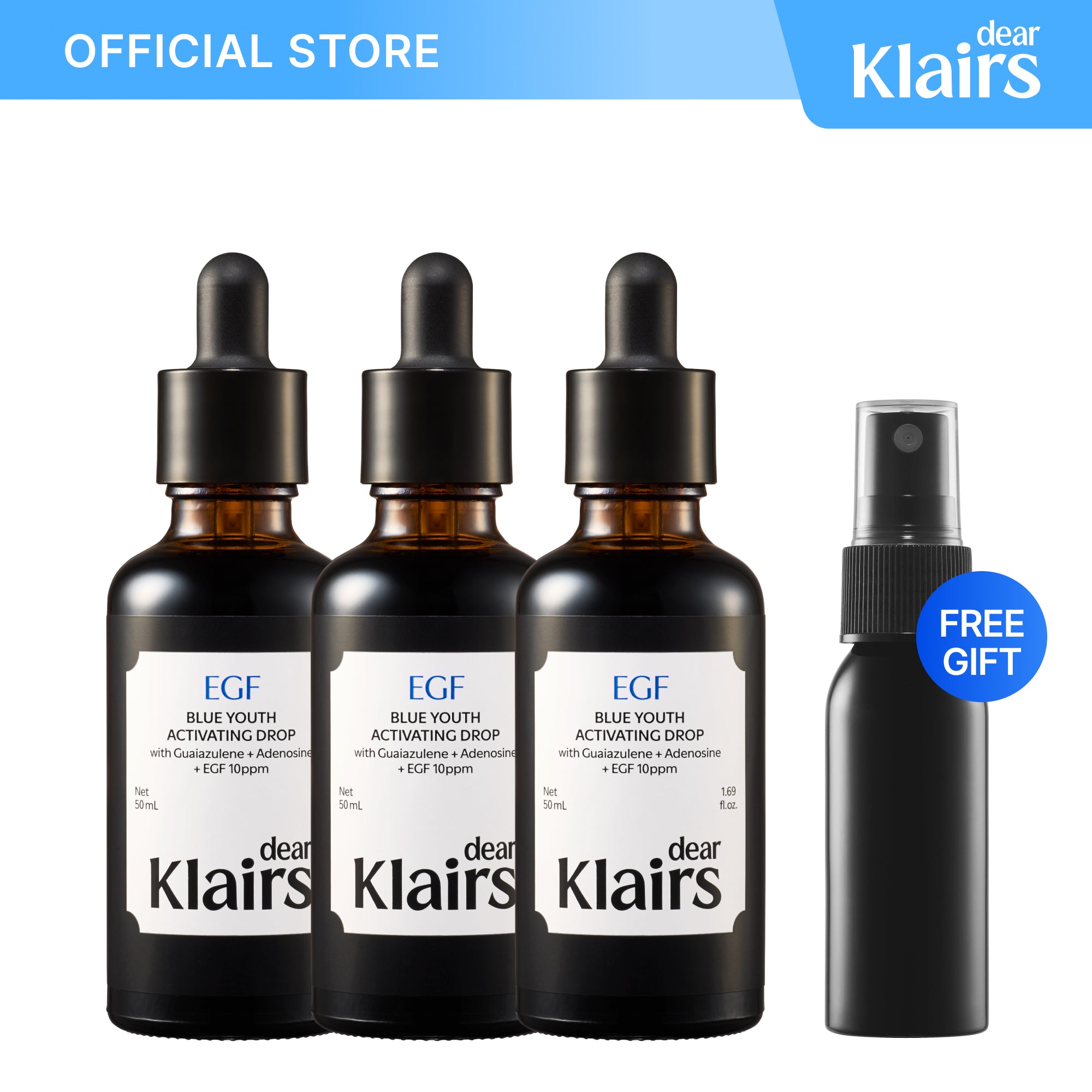 EGF Blue Youth Activating Drop 50 mL Trio 1