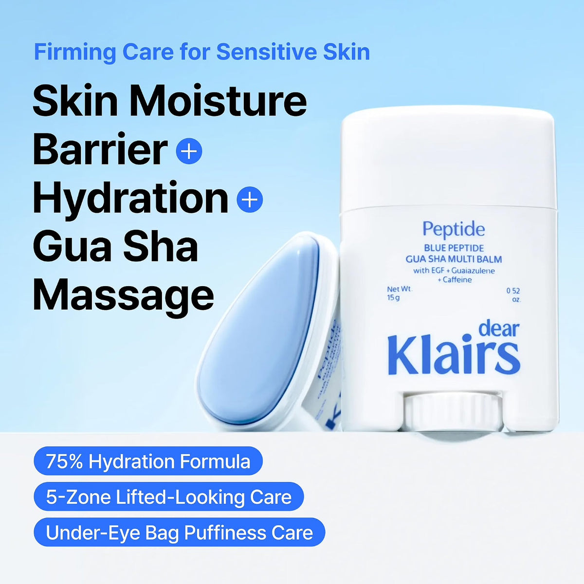Blue Peptide Gua Sha Multi Balm 75 percent water-essence base