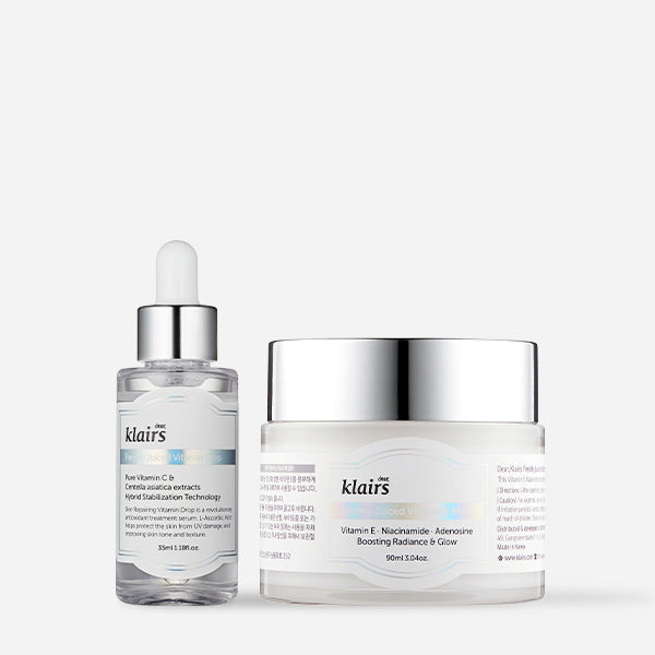 Freshly Juiced Vitamin C Drop + E Mask MINI Set