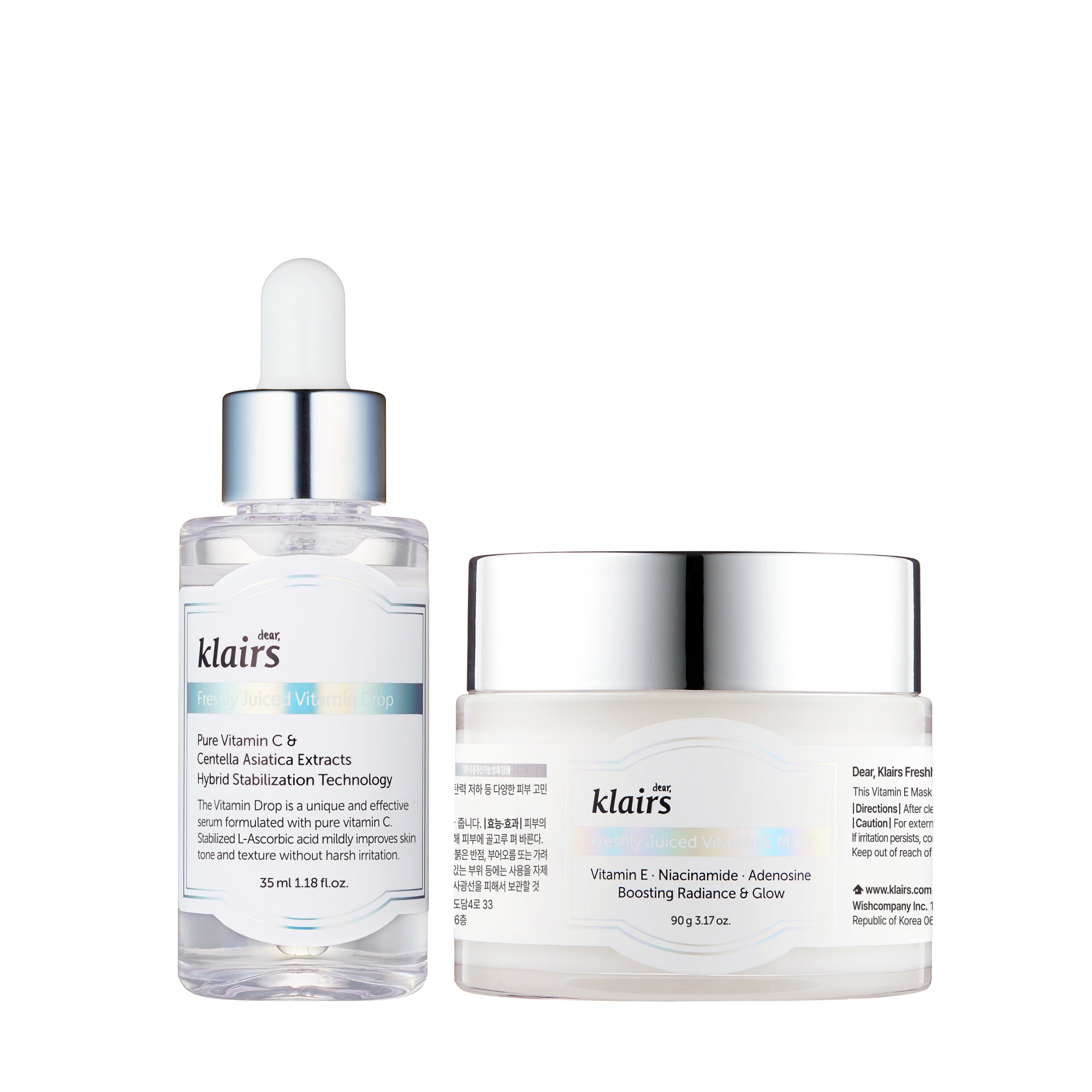 Vitamin C Drop + E Mask Set | Klairs – Dear, Klairs