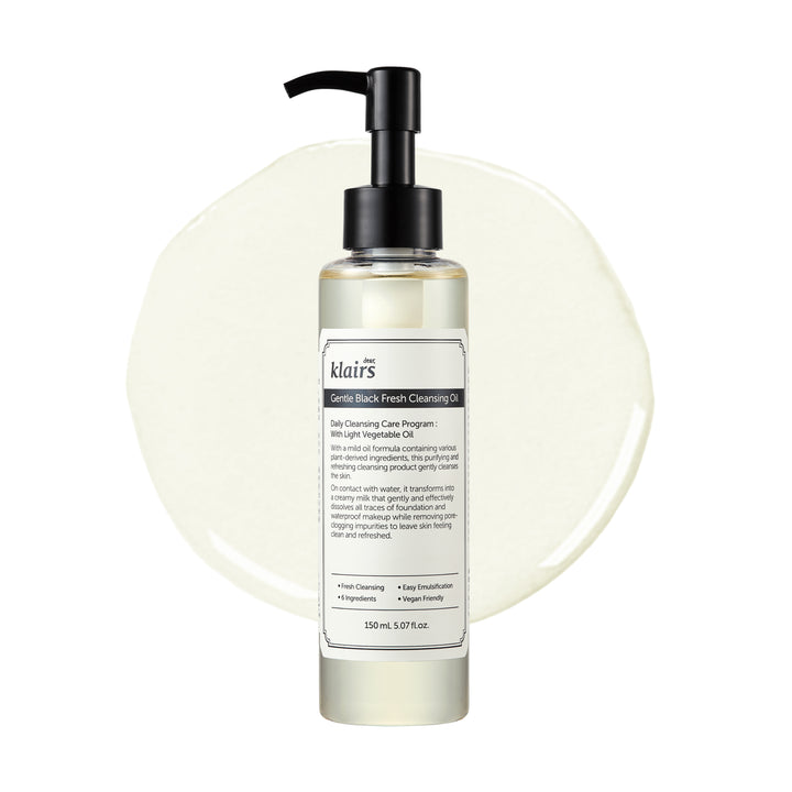 Gentle Black Fresh Cleansing Oil size or variant comparison image showing size options