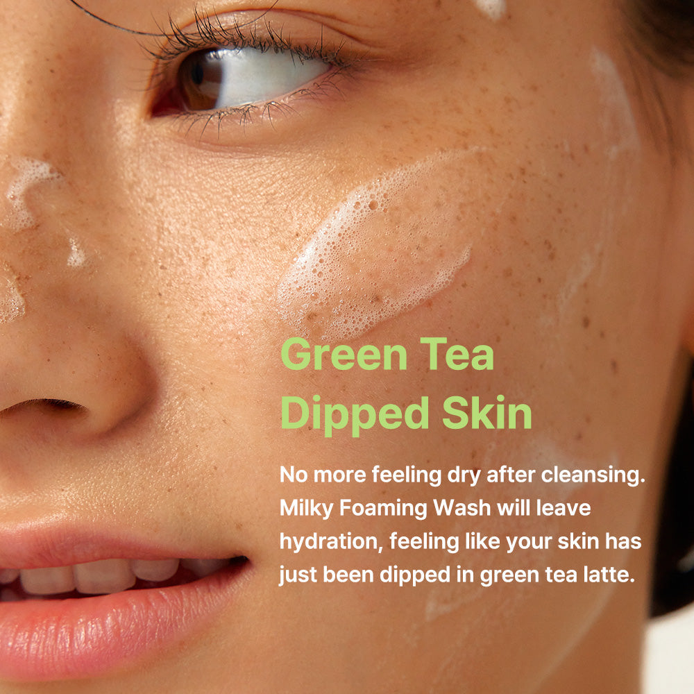 Green Tea (Matcha) & Enzyme Milky Foaming Wash