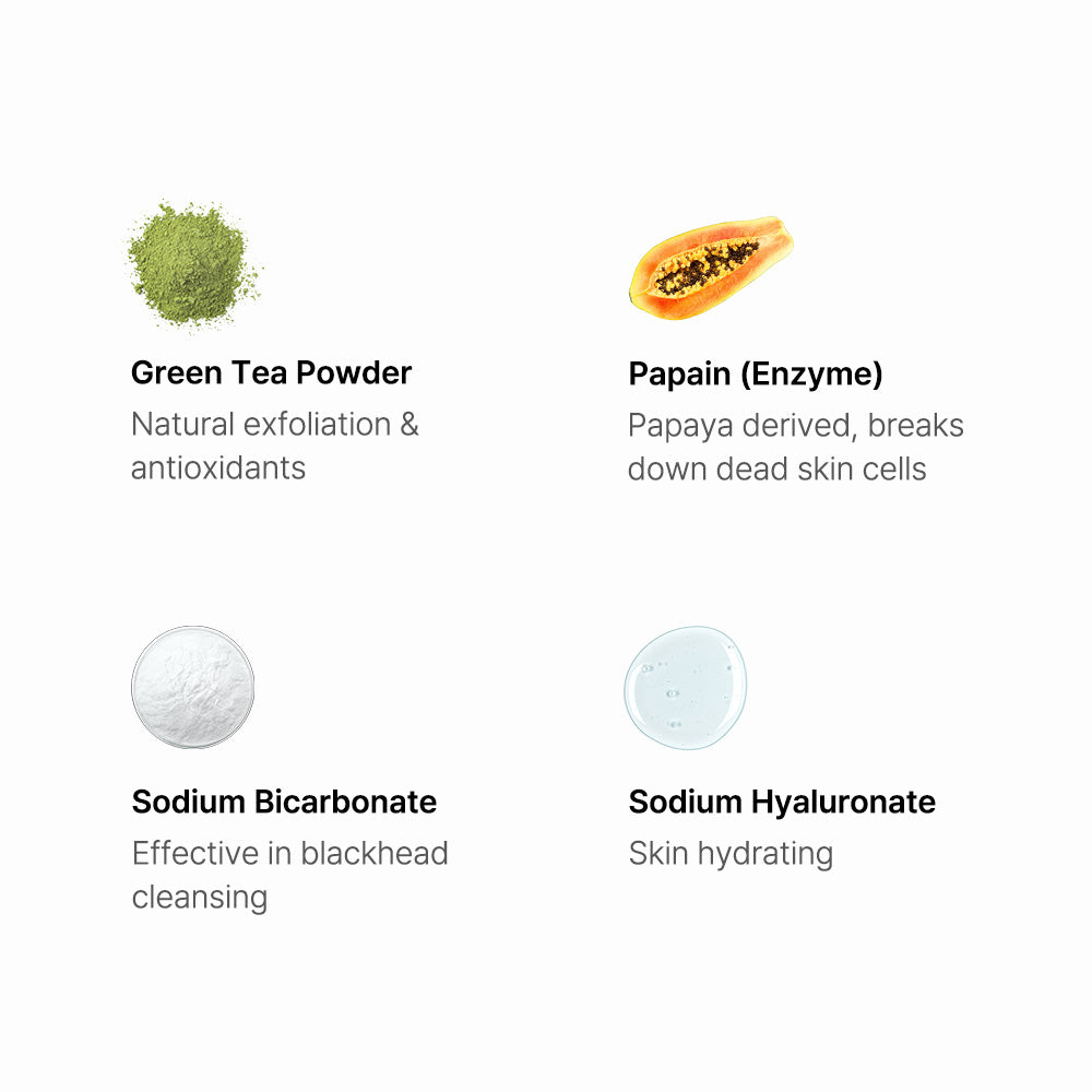 Green Tea (Matcha) & Enzyme Powder Wash