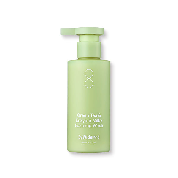 Green Tea & Enzyme Milky Foaming Wash front product image showing packaging