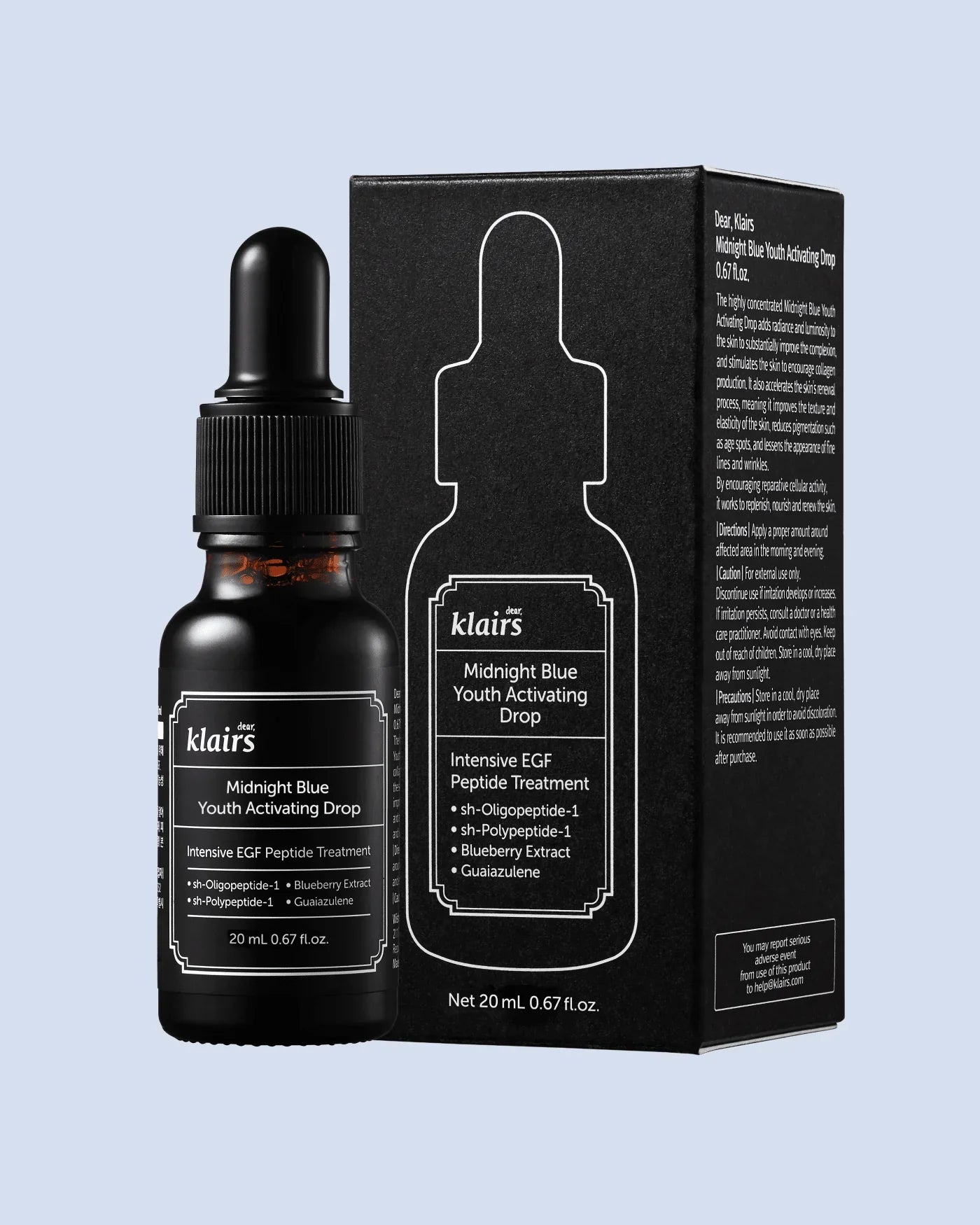 Included product in K-Beauty Haul July 7X Routine Vault: EGF Blue Youth Activating Drop 20ml