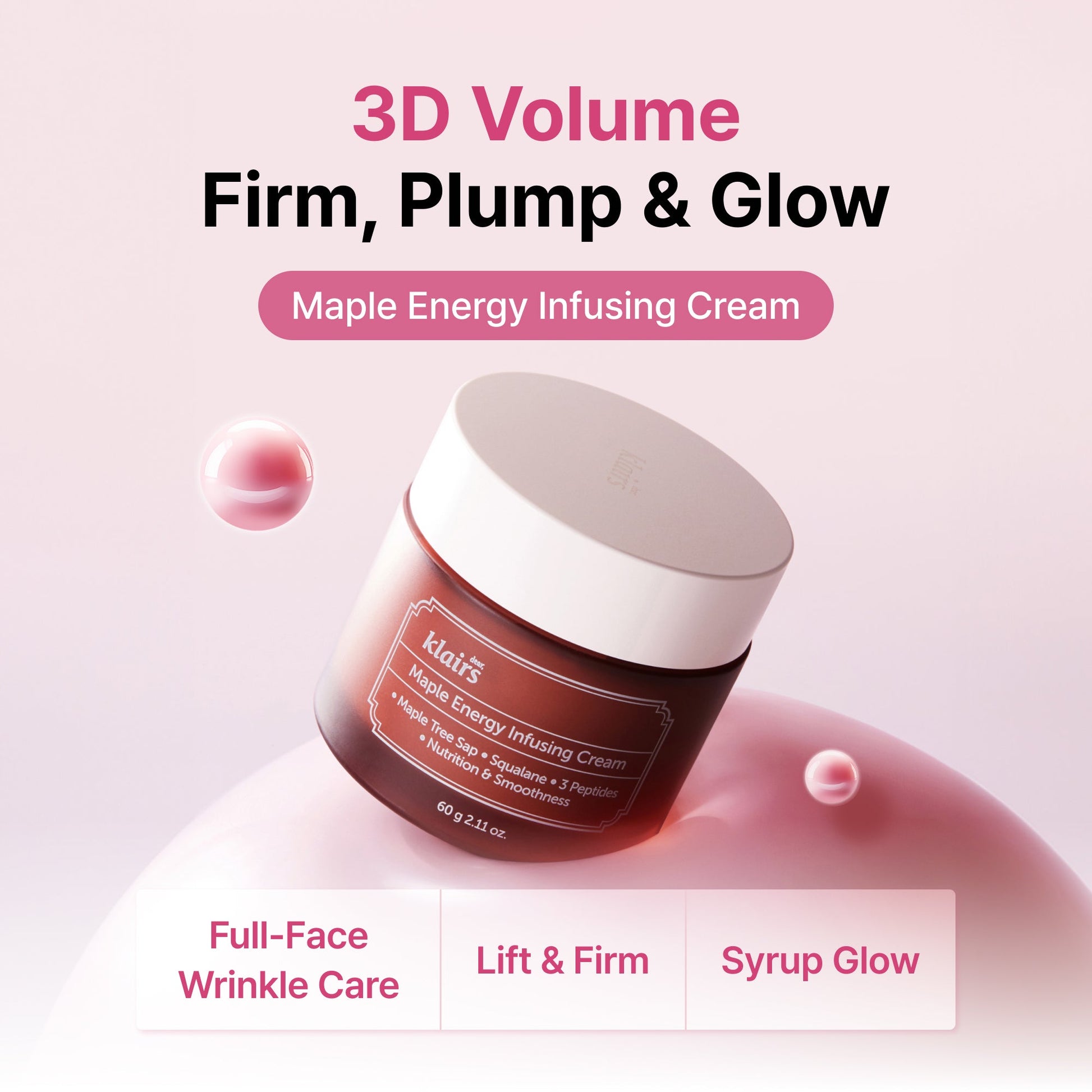 Maple Energy Infusing Cream 60 g detail image for Cica Vitamin Glow Routine Trio