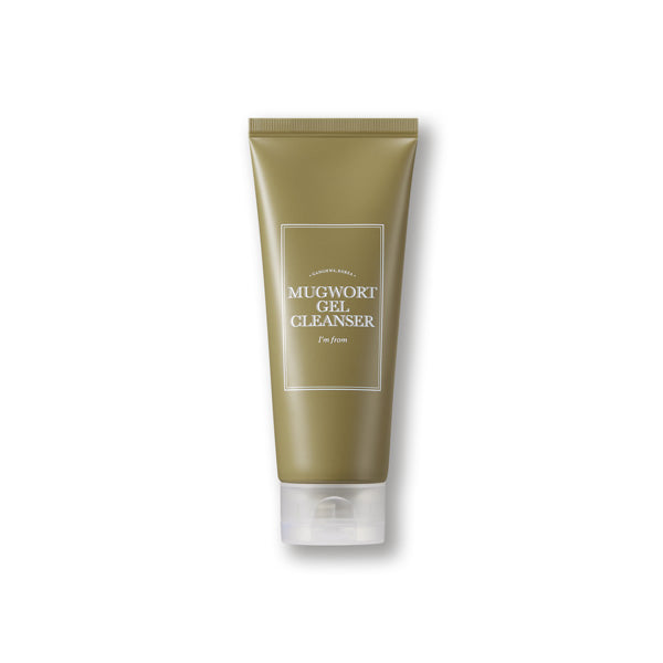 Mugwort Gel Cleanser texture close-up showing formula texture