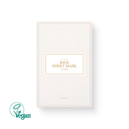 Rice Sheet Mask for step 3 of K-Beauty Haul: July 7X Routine Vault