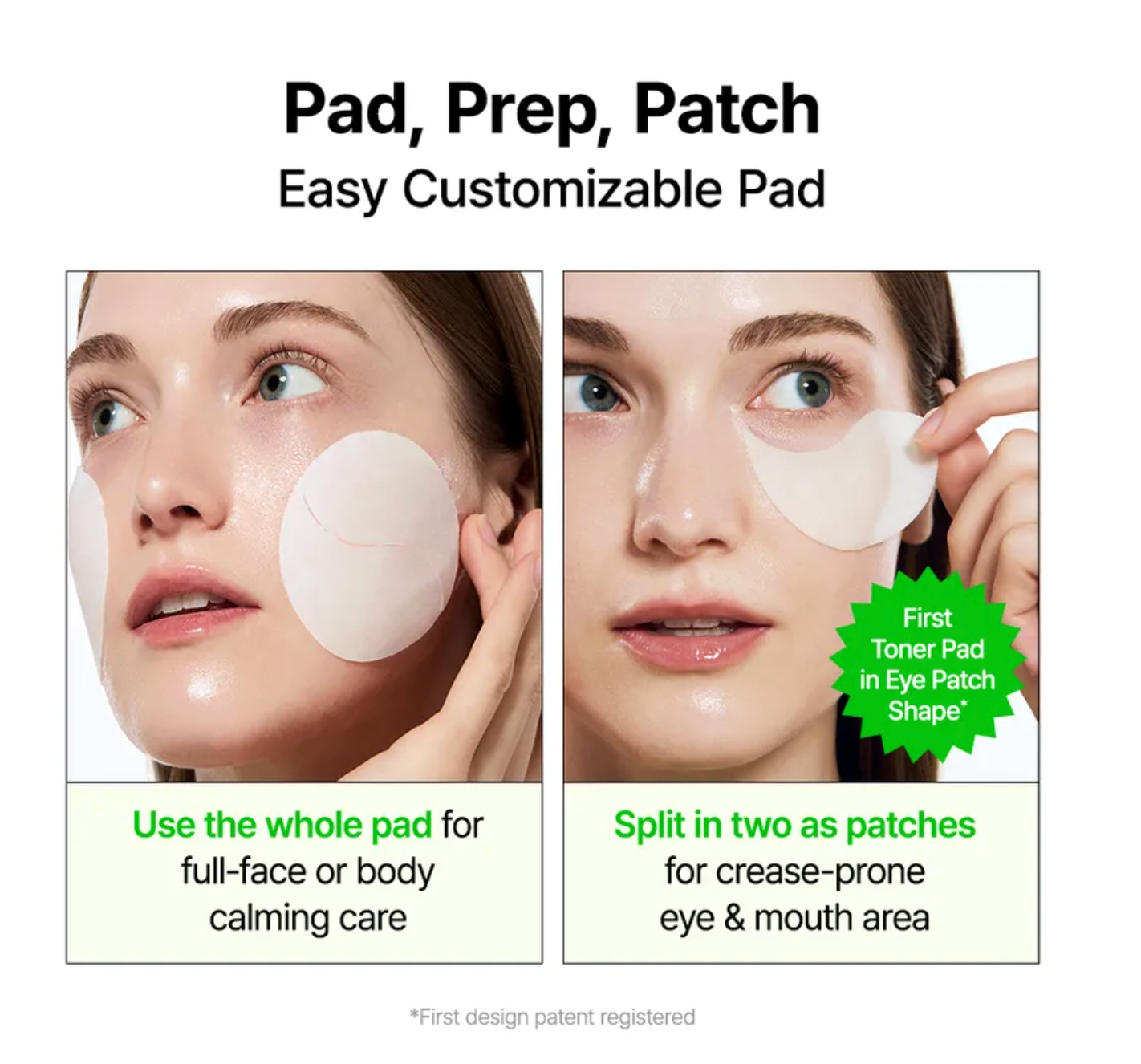 Green Tea & Ceramide Calming Toner Pad