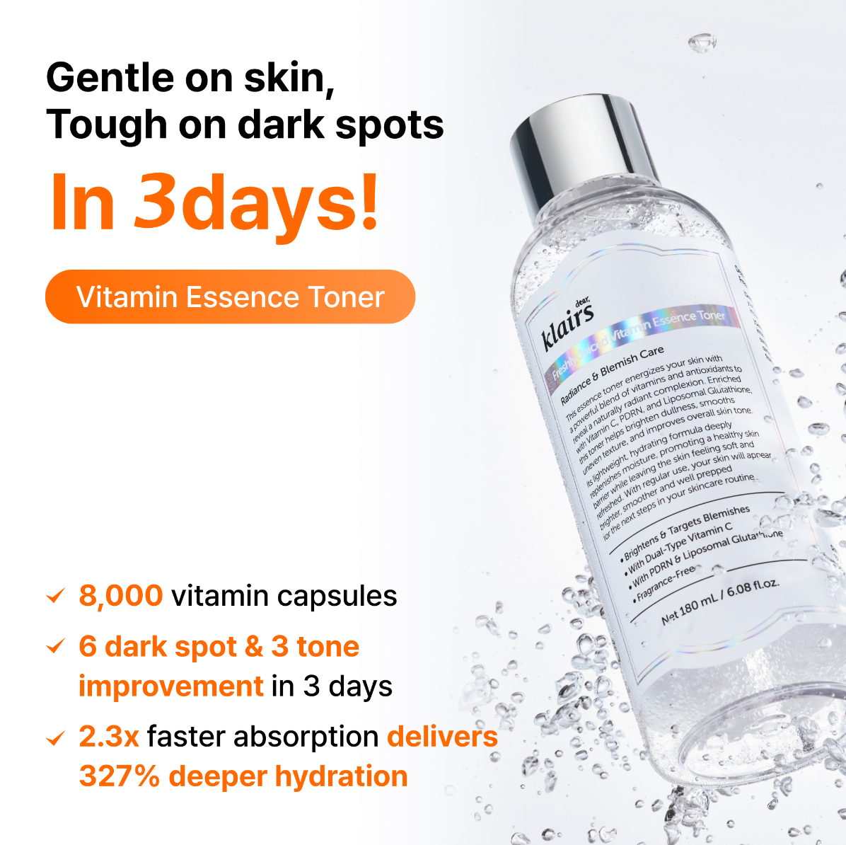 Klairs 3-Day Glass Skin Vitamin Kit