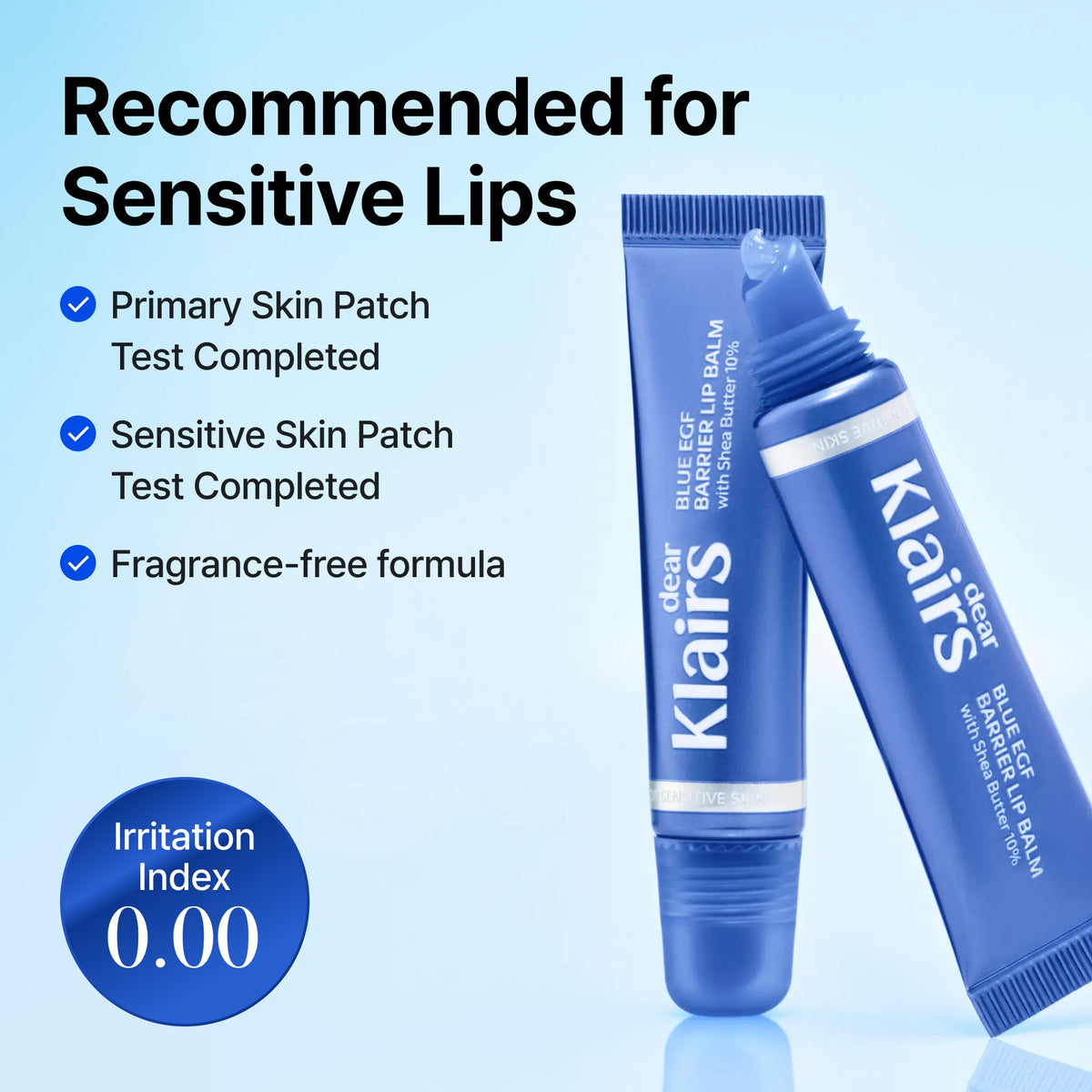 Blue EGF Barrier Lip Balm