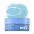 Klairs Blue Caffeine Full Cover Eye Patch official product image and usage graphic