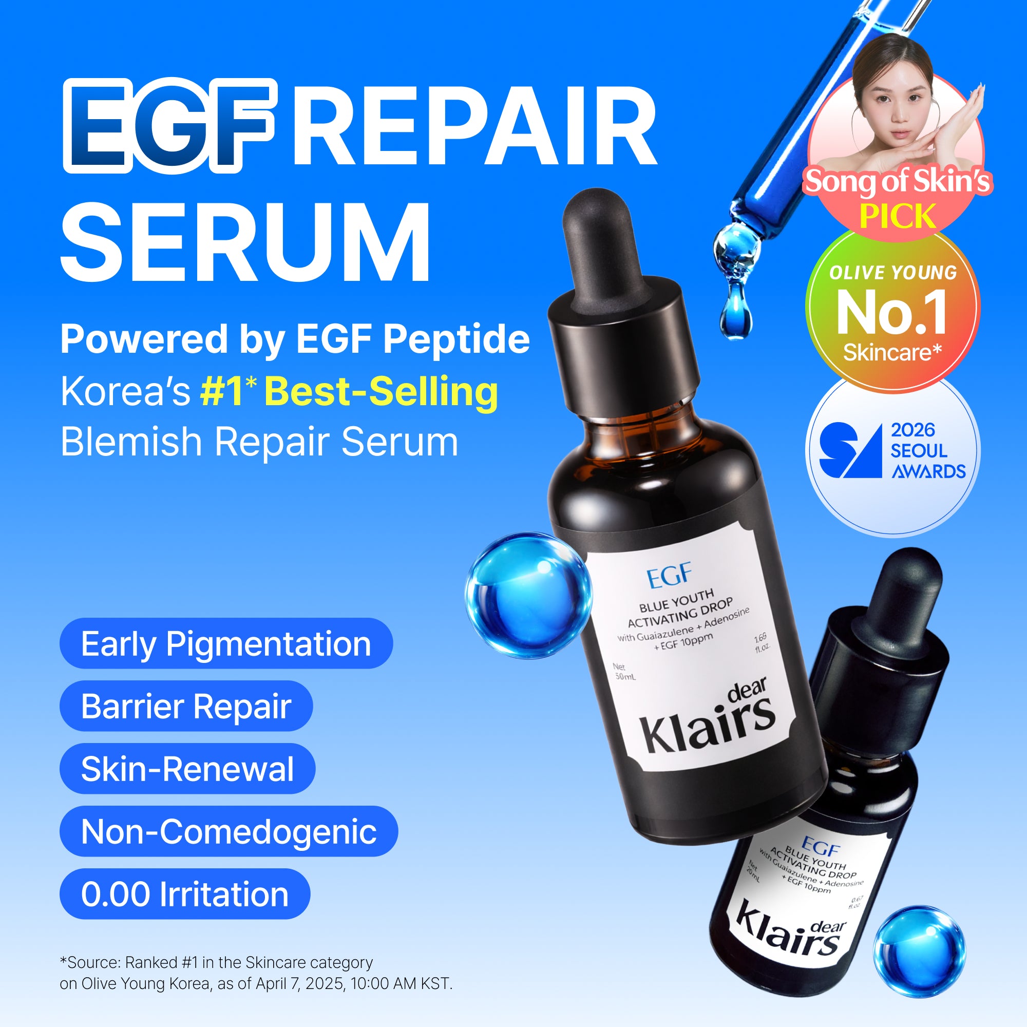 EGF Blue Youth Activating Drop