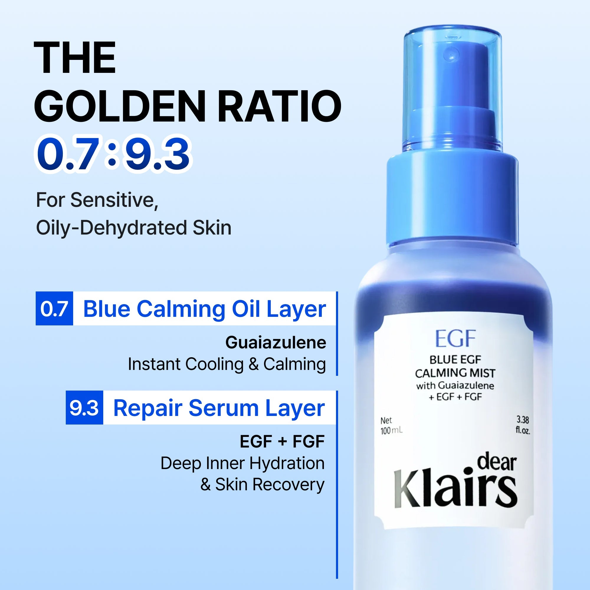 Blue EGF Calming Mist detail image