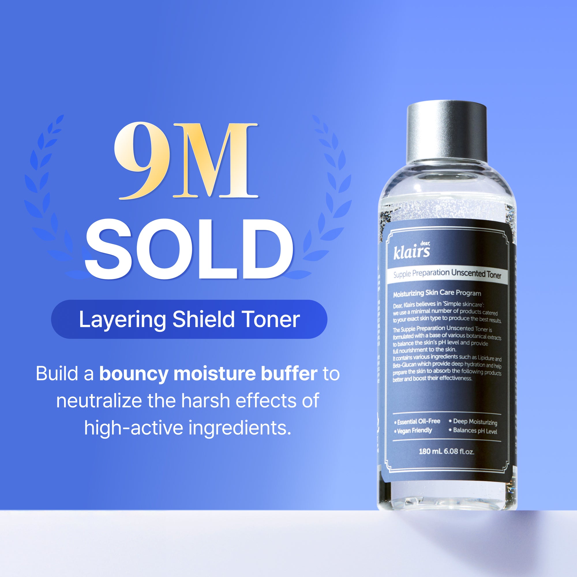 Supple Preparation Unscented Toner - KLAIRS | Wishtrend – Dear, Klairs