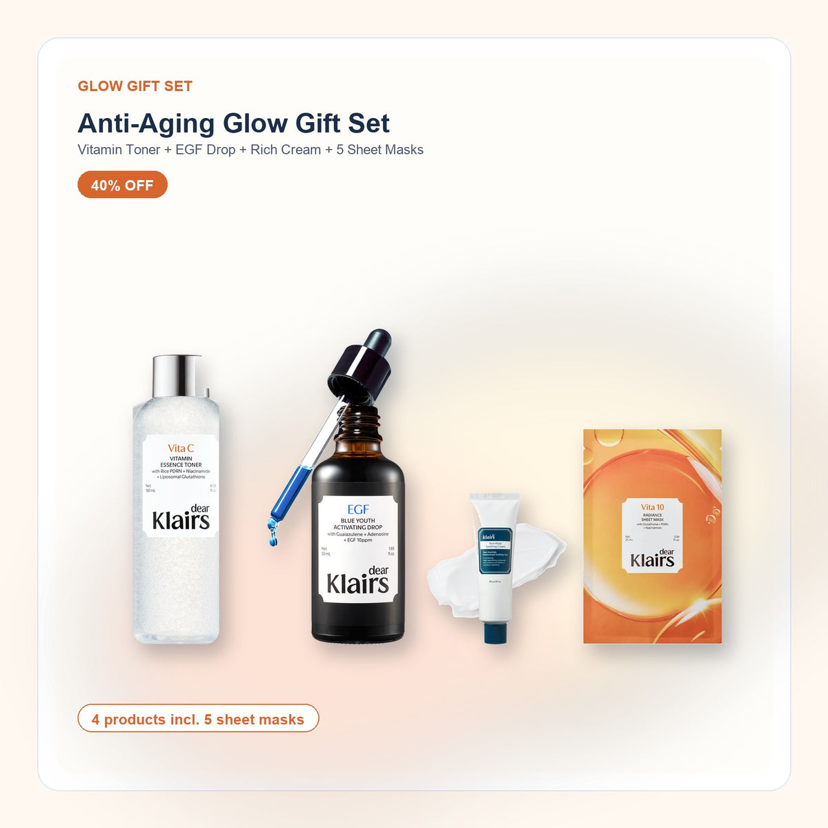 Anti-Aging Glow Gift Set routine set image