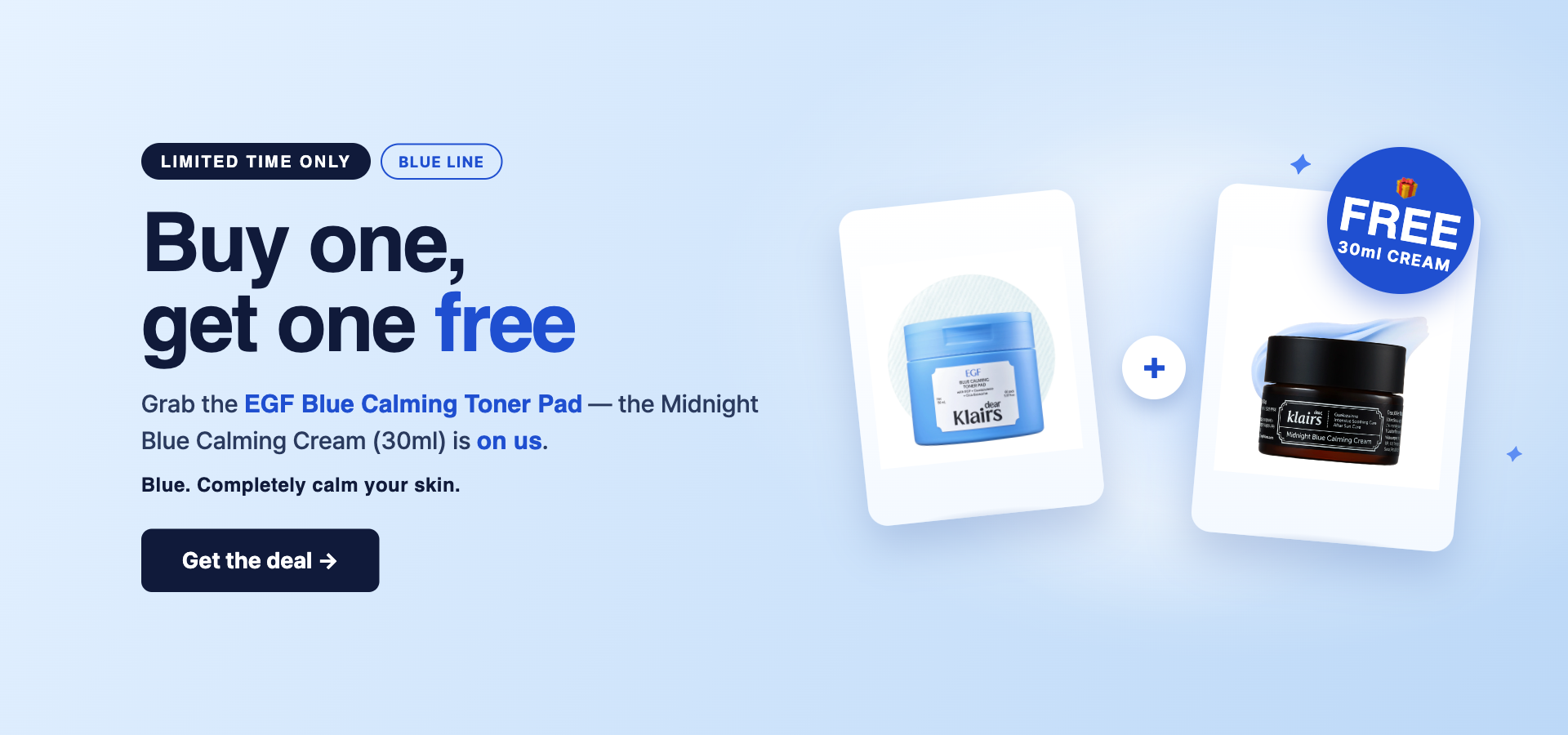 Buy one, get one free