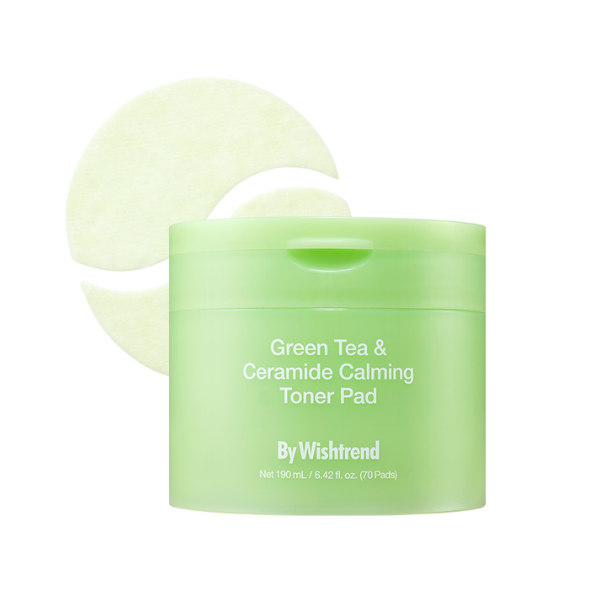 Green Tea & Ceramide Calming Toner Pad