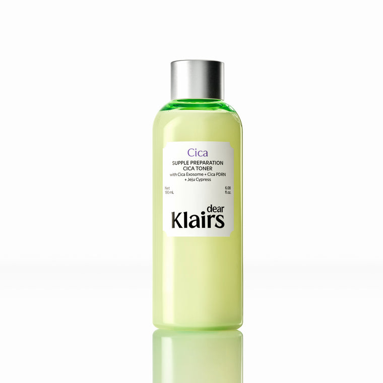 Dear Klairs Supple Preparation Cica Toner 180 mL on a clean white background