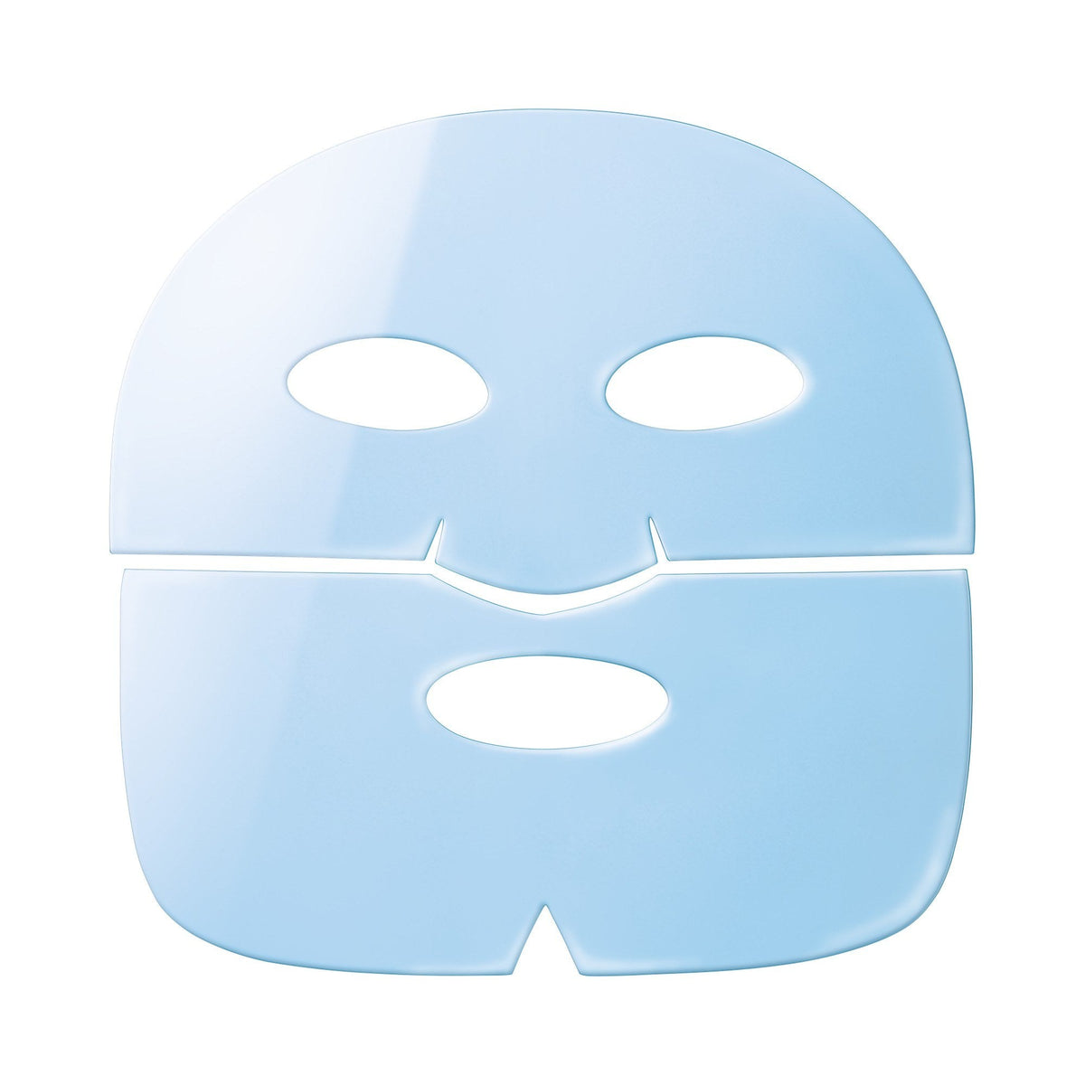 Blue EGF Calming Gel Mask two-piece hydrogel sheet, upper and lower pieces