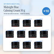 Gift-Ready Haul · Midnight Blue Calming Cream 30 g × 10