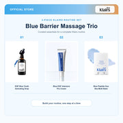 Klairs bundle feature image | titled white product areas | 2026-09-14 | blue-barrier-massage-trio