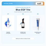 Klairs bundle feature image | titled white product areas | 2026-09-12 | blue-egf-trio