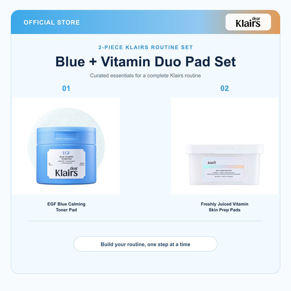 Blue + Vitamin Duo Pad Set