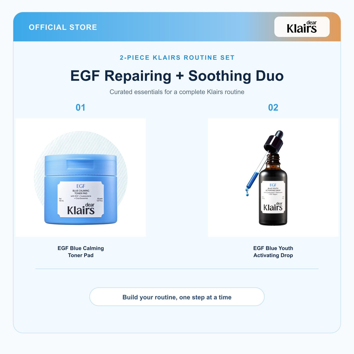 Klairs bundle feature image | titled white product areas | 2026-09-12 | egf-repairing-soothing-duo