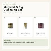 I'm From Mugwort and Fig Last Chance Cleansing Set with Mugwort Mask, Mugwort Gel Cleanser mini, and Fig Cleansing Balm
