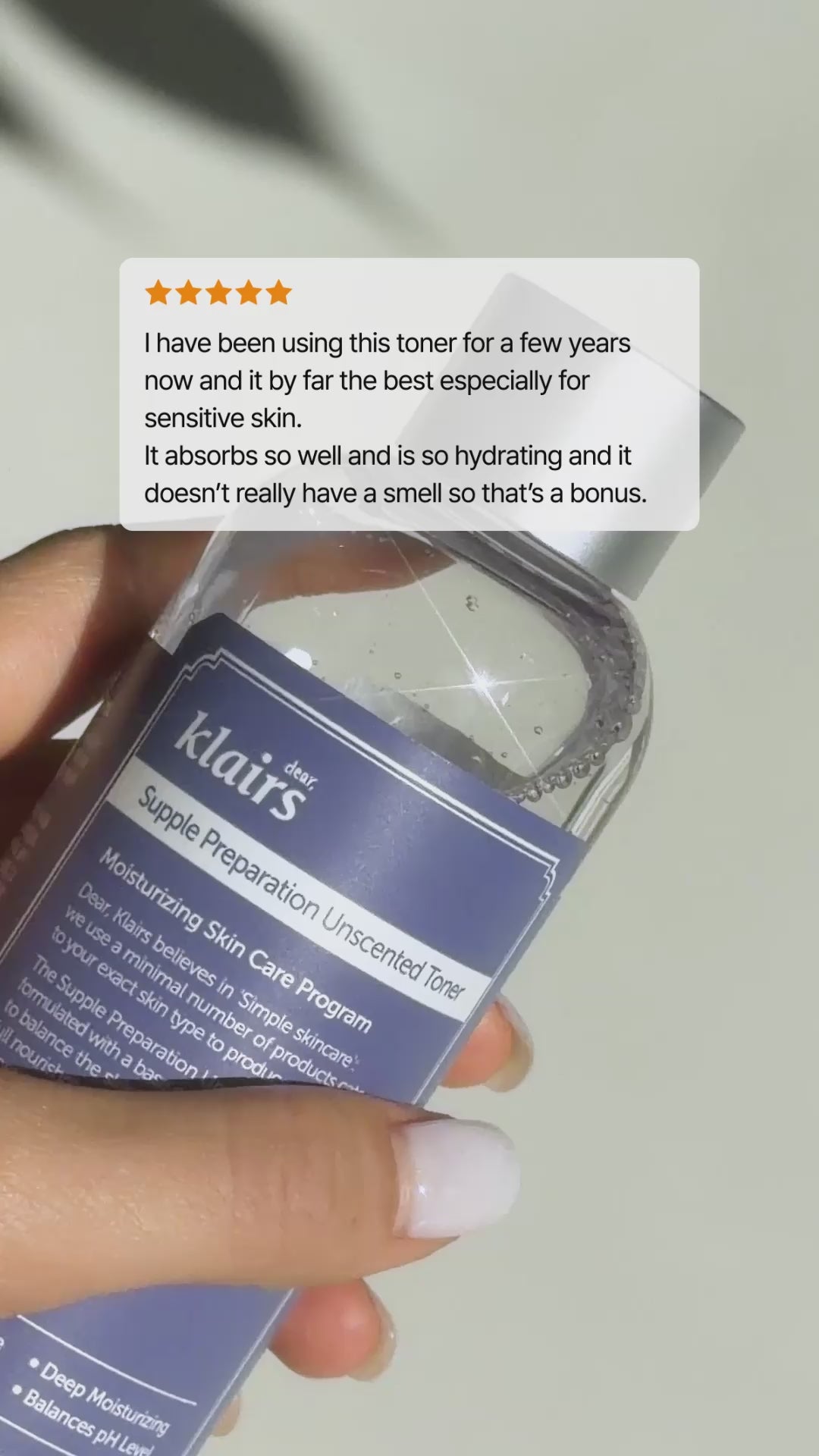 Load video: Supple Preparation Unscented Toner