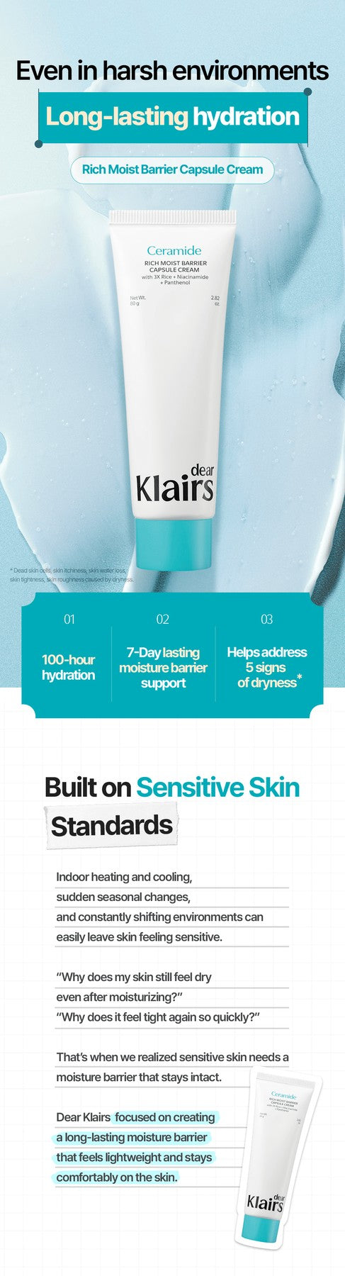 Rich Moist Barrier Capsule Cream long-lasting hydration sensitive skin thumbnail