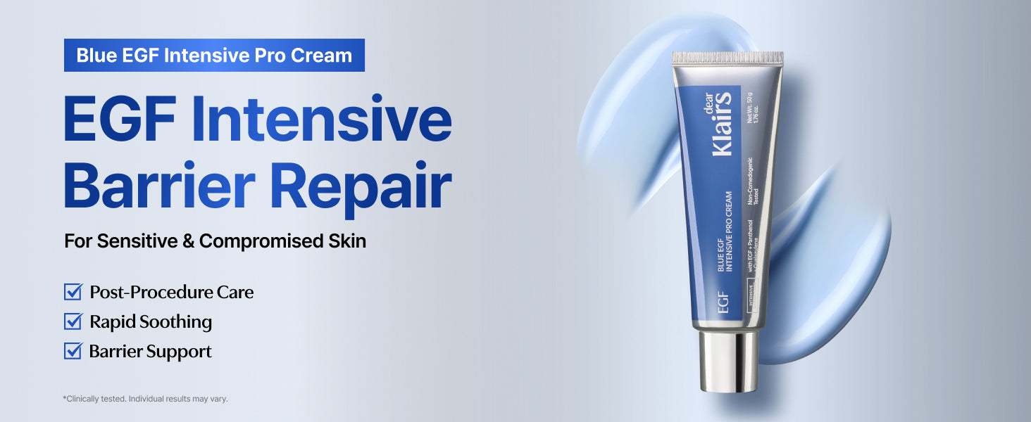 Blue EGF Intensive Pro Cream pre-launch preview