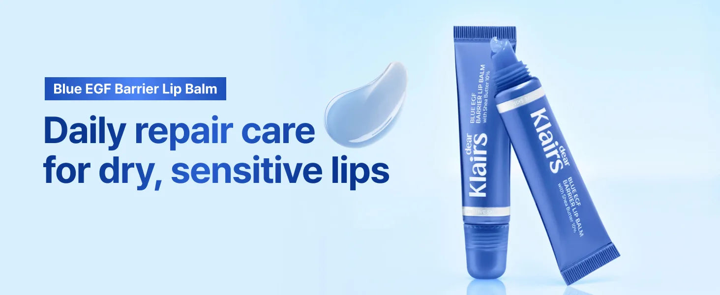 Blue EGF Barrier Lip Balm detail visual 1
