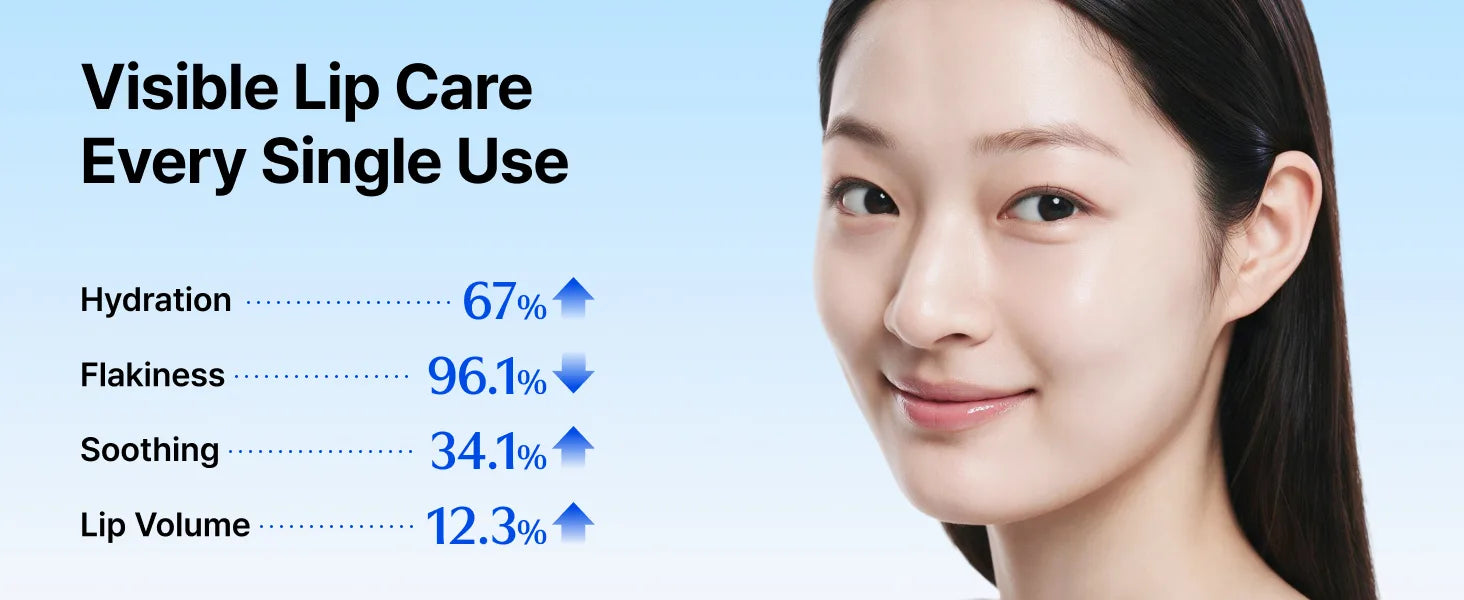 Blue EGF Barrier Lip Balm detail visual 3