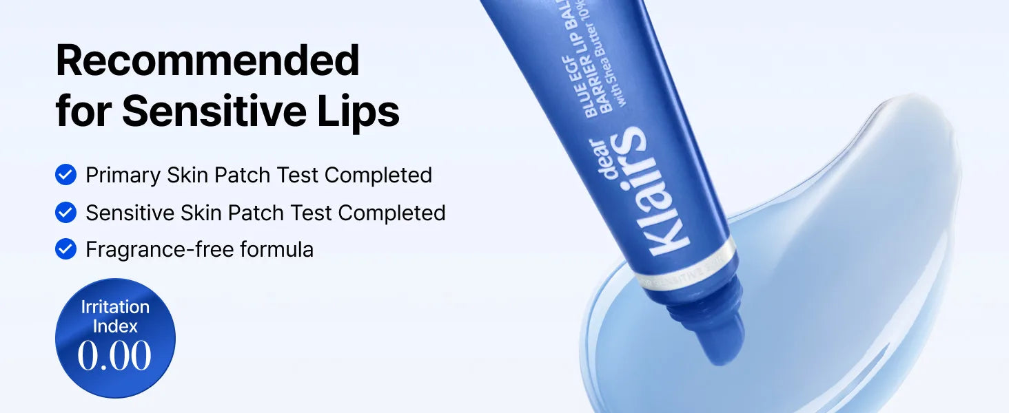 Blue EGF Barrier Lip Balm detail visual 4