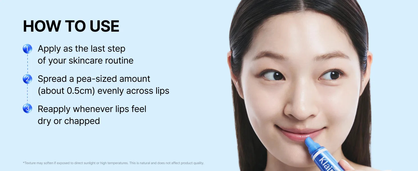 Blue EGF Barrier Lip Balm detail visual 5