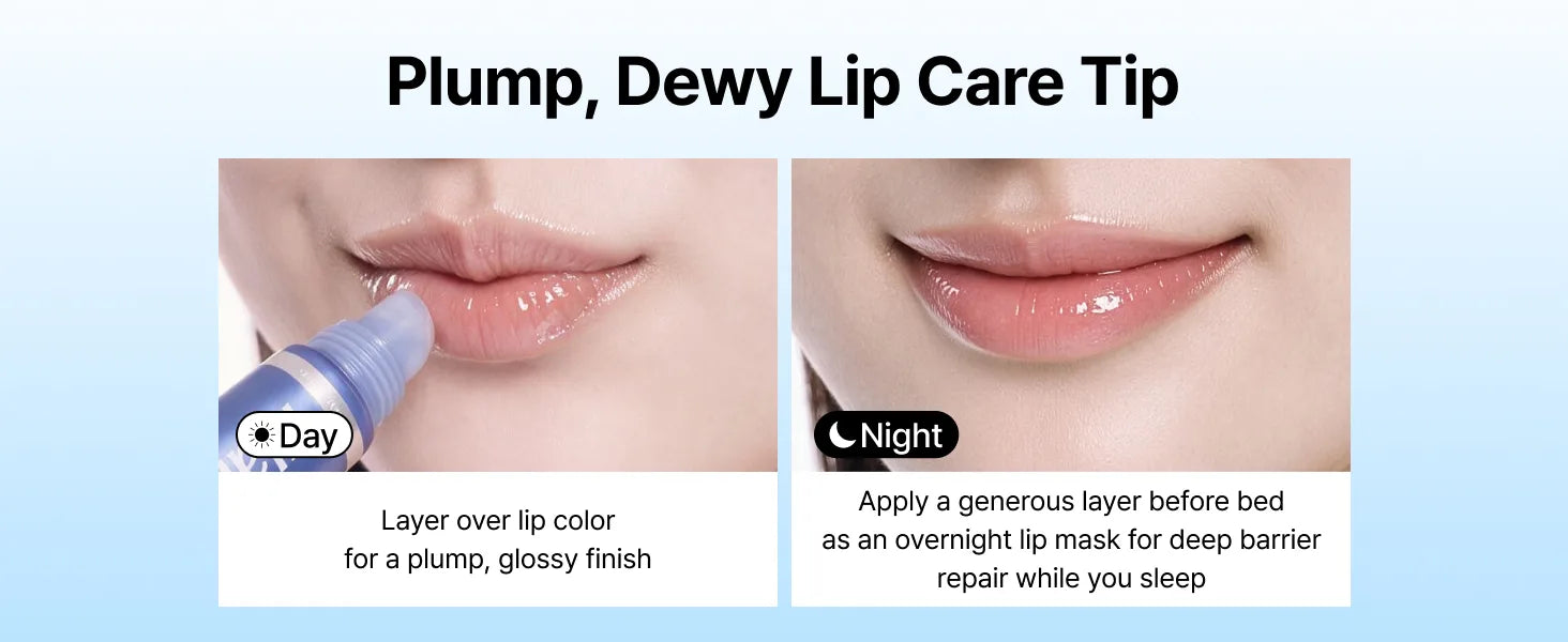 Blue EGF Barrier Lip Balm detail visual 6