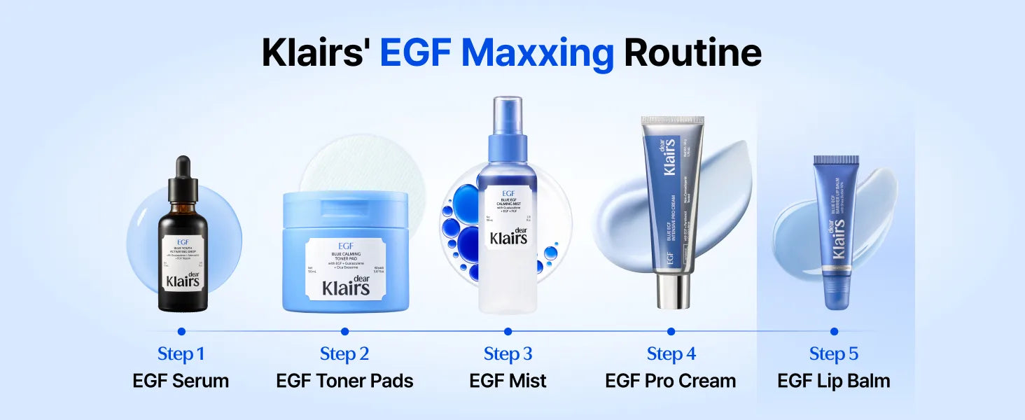Blue EGF Barrier Lip Balm detail visual 7